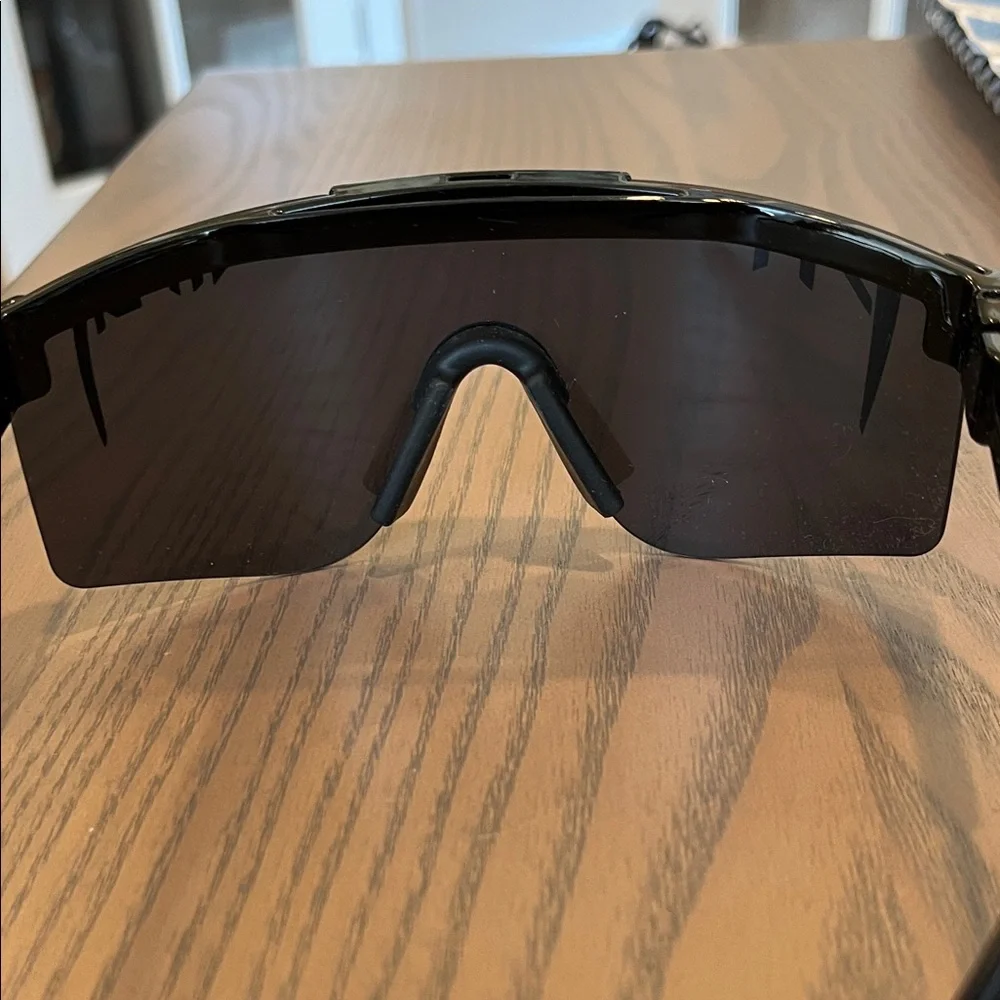 Pit Viper Black and Gold Kids Sunglasses